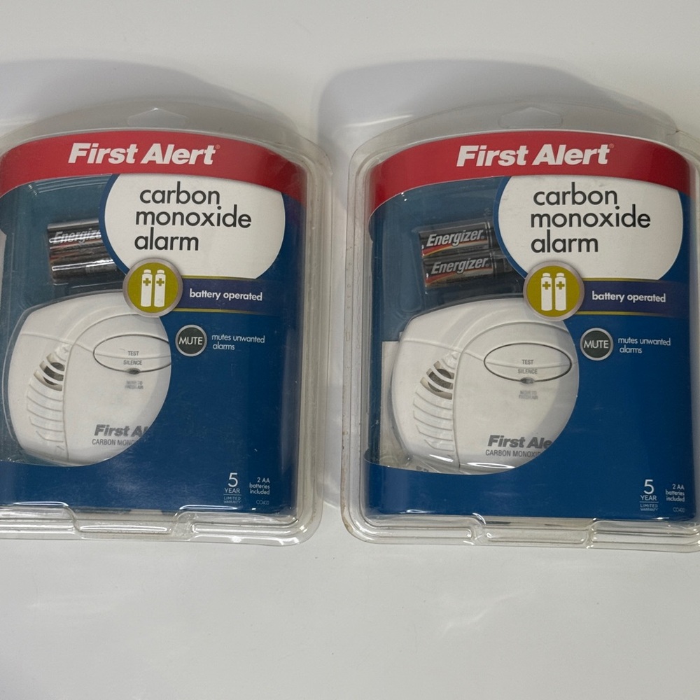 2 First Alert Carbon Monoxide Alarms